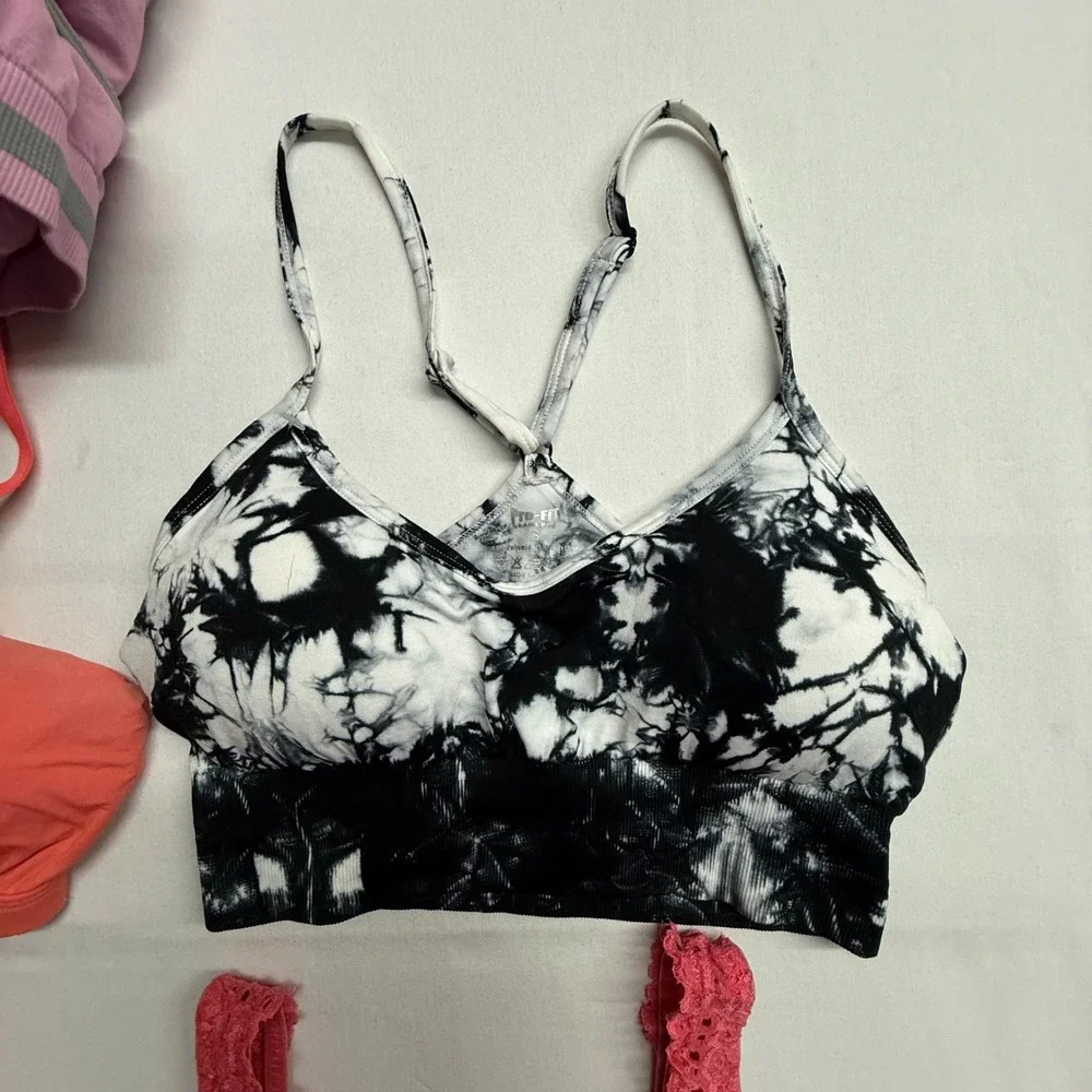 Womens Bralette Sports Bra Lot of 5 S M XS Lace Wireless Tru-Fit No Boundaries
